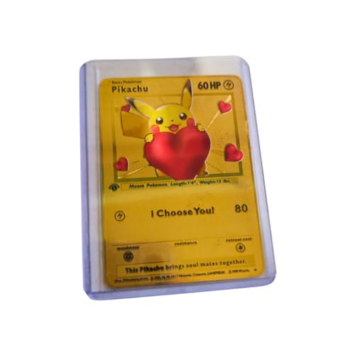 Carta Metal Pika CHU - I chosse You - Te elijo ati, Viene con Protector Regalar