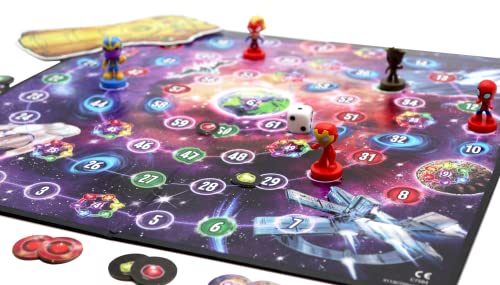 Cartamundi Marvel Home Sprint - Juego de Mesa con 5 Piezas de Juego de Marvel Incluidas, Juego Familiar, Gran Regalo para niños, a Partir de 4 años