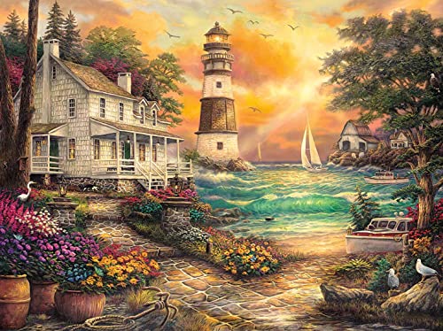 Casa De Campo Chuck Pinson Junto Al Mar 500 Piezas Puzzle Adolescentes Puzzles Adultos Regalo Rompecabezas De Madera Ejercitar La Lógica Hogar Rompecabezas