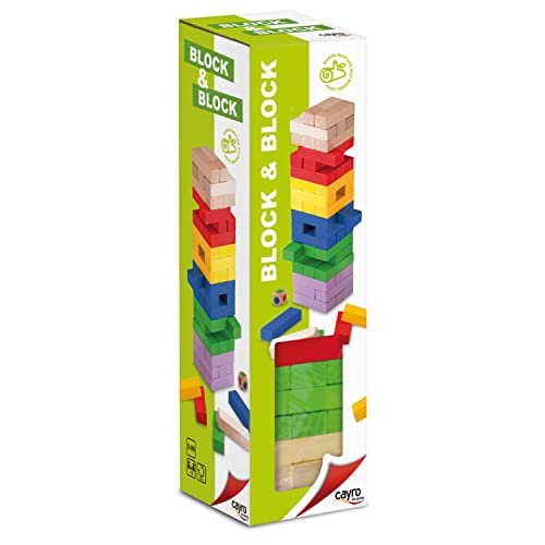 Cayro - Block & Block Colors Basic - Juego de observación y lógica - Juego de Mesa - Desarrollo de Habilidades cognitivas e inteligencias múltiples - Juego de Mesa (170)