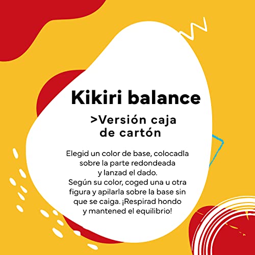 Cayro - Kikiri Balance - + 5 Años - Habilidad, Equilibrio e Ingenio - Juego de Mesa para Niños - Equilibra Las Piezas según los Dados - 2 a 8 Jugadores