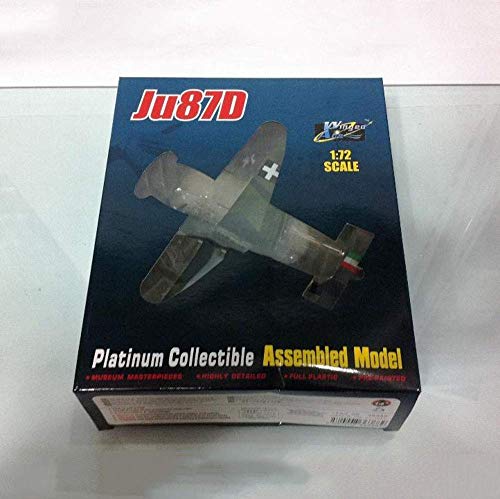 CAZARU Modelo de Bombardero a Escala 1/72, Modelo de plástico Militar JU97D Stuka JG Bomber, coleccionables y Regalos para Adultos, 8,3 Pulgadas X 6,3 Pulgadas