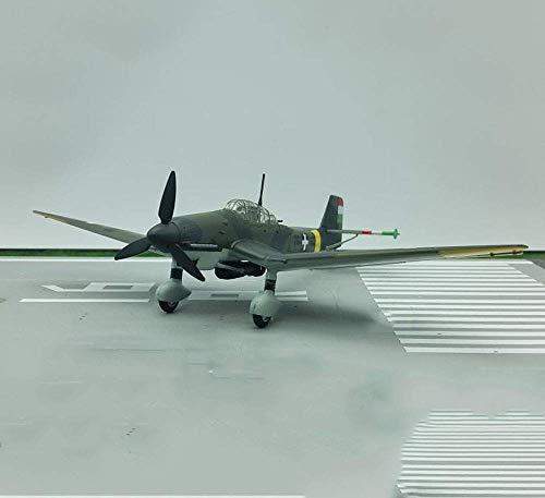 CAZARU Modelo de Bombardero a Escala 1/72, Modelo de plástico Militar JU97D Stuka JG Bomber, coleccionables y Regalos para Adultos, 8,3 Pulgadas X 6,3 Pulgadas