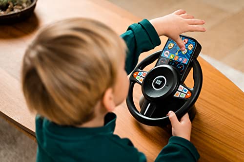 Cefa Toys - Infinifun Mi Primer Volante Electrónico, Incluye Juegos de Simulación de la Conducción, Números, Formas, Colores y Lugares, Bilingüe Español-Inglés, para Niños a Partir de los 18 Meses