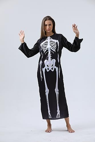 CEHNCEH Disfraz De Esqueleto Disfraz Esqueleto NiñO - Para Carnaval, Fiesta De Halloween Disfraz De Esqueleto Zombie Kid Boy, Mono De DíA De Muertos Para Halloween (adult M)