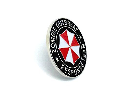 Chapa metálica con diseño de Resident Evil