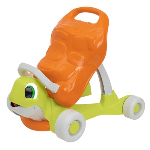 Chicco Andador Tortuga Eco+ 2en1, Andador y Correpasillos, para Aprender a Andar, Fabricado en Plástico Reciclado, Bebés Primeros Pasos, Andador y Correpasillos para Niños de 9 a 36 Meses