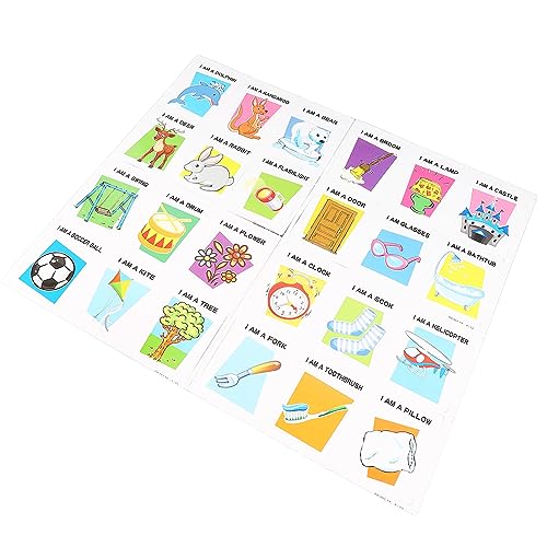 CHICIRIS Juego de Tablero de Adivinanzas de Imágenes de Ritmo Rápido para Familias y Niños, Mejora la Relación, Aprende de Las Cartas, Reglas Simples, Varios Patrones de Cartas