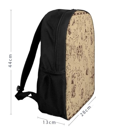 CHIPEL Mochila con mapa del tesoro para niños, mochila escolar con estampado 3D de dibujos animados, mochilas escolares para niños y adolescentes