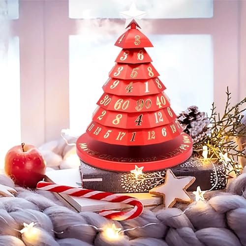 Christmas Classic Products - Dados para árbol de Navidad, decoración de fiesta de jardín, regalos divertidos yeQ526 (rojo, talla única)