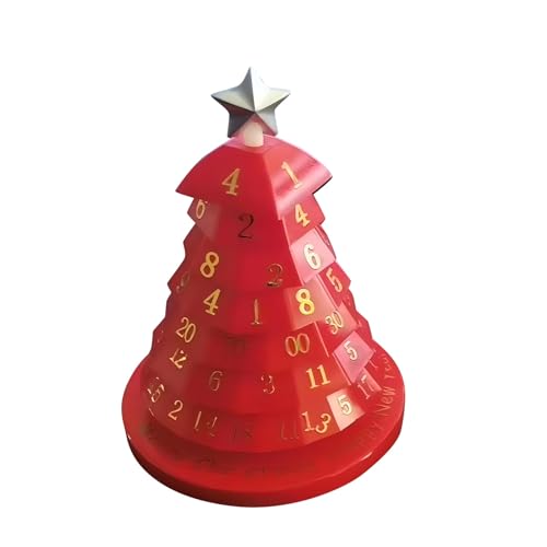 Christmas Classic Products - Dados para árbol de Navidad, decoración de fiesta de jardín, regalos divertidos yeQ526 (rojo, talla única)