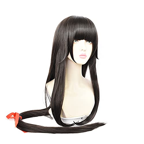 Chtom Cosplay falsifica Cualquier Papel de Cabello consecutivo de 120cm (Color : Black)