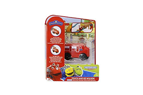 Chuggington Tren Miniatura de Dibujos Animados Tfou con Varios Personajes coleccionables – Juego Activación Táctil – Juguete Niño de 3 años y +, EU890401, Locomotora Touch & GO Wilson, Multicolor