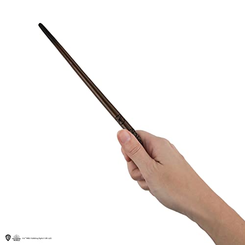 Cinereplicas Harry Potter - Pluma Varita mágica con Soporte y lenticular marcapáginas - Licencia Oficial (Cedric Diggory)