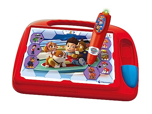 Clementoni - 16335 - Travel Quiz Paw Patrol - Educational Toys, Quiz Game For Kids with Electronic Pen, Learning Toys 4 Years, Multilingual, Made In Italy