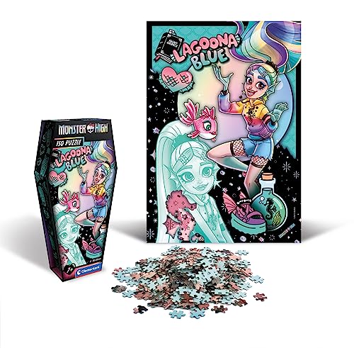 Clementoni - 28187 - Puzzle Monster High Lagoona Blue - 150 Pieces, Jigsaw Puzzle For Kids Age 7, Puzzle Cartoon, Made In Italy