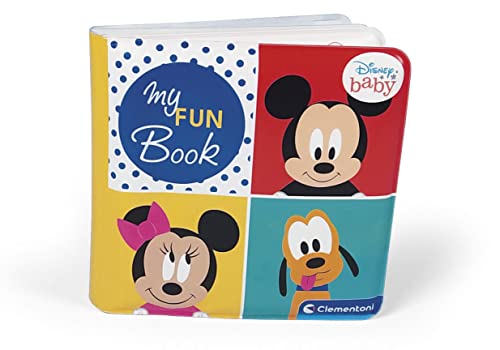 Clementoni Does Not Apply Divertido Disney Baby Libro Infantil bebé a Partir de 6 Meses (17720), Multicolor, Medio