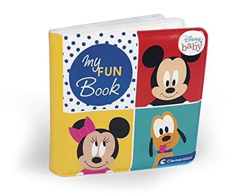 Clementoni Does Not Apply Divertido Disney Baby Libro Infantil bebé a Partir de 6 Meses (17720), Multicolor, Medio