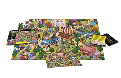 Clementoni- Mystery Puzzle-Catch The Thief-300 Piezas-Made in Italy, niños de 8 años, Resolver, Rompecabezas con acertijos, Multicolor, Medium (21712)