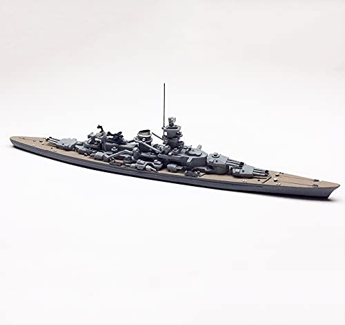 CMO Maqueta de Maquetas de Barcos, Crucero de Batalla alemán Gneisenau 1940 Kits Modelo de Plástico, Escala 1/700, 13,2 x 1,7 Pulgadas