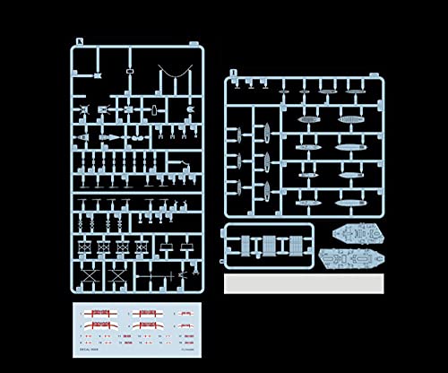 CMO Maqueta de Maquetas de Barcos, Crucero de Batalla HMS Invincible 1914 Kits Modelo de Plástico, Escala 1/700, 10,5 x 1,7 Pulgadas