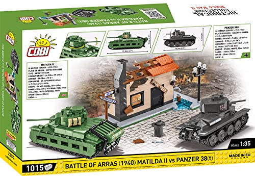 COBI Batalla de Arras(1940) Matilda II vs Panzer 38(t)