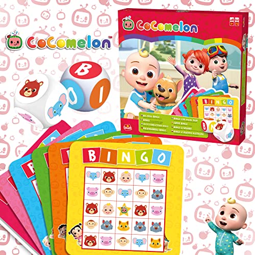 Cocomelon Big Roll Bingo. Juego Educativo para niños y niñas. Juego de Mesa Infantil.