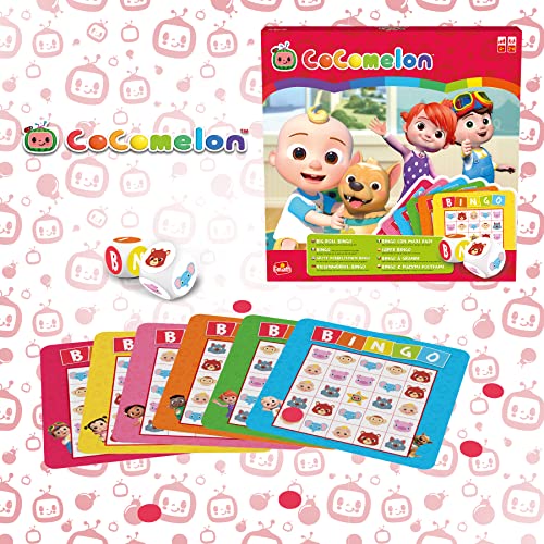 Cocomelon Big Roll Bingo. Juego Educativo para niños y niñas. Juego de Mesa Infantil.