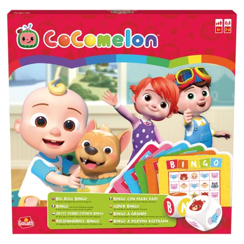 Cocomelon Big Roll Bingo. Juego Educativo para niños y niñas. Juego de Mesa Infantil.