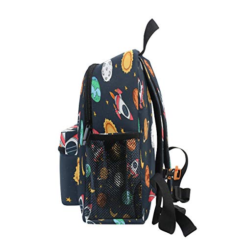 Cohete Espacial Planeta Estrella Mochila para Preescolar Niñas Niños Toddler Kids Estudiante Mochilas para Infantiles 1-6 Años