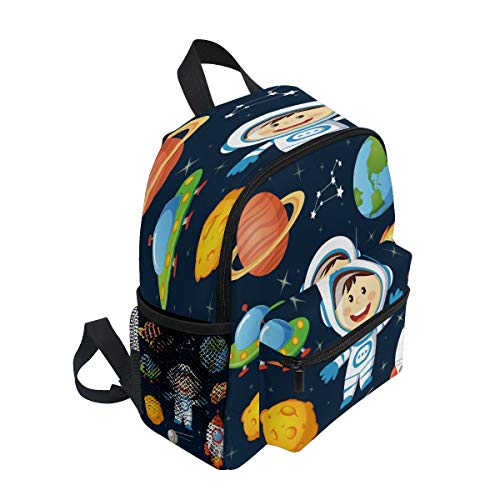 Cohete Estrella Astronauta Mochila para Preescolar Toddler Kids Estudiante Mochilas para Infantiles 2-7 Años Niñas Niños