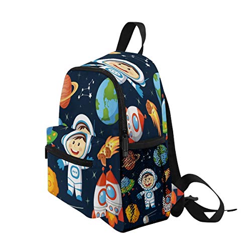 Cohete Estrella Astronauta Mochila para Preescolar Toddler Kids Estudiante Mochilas para Infantiles 2-7 Años Niñas Niños