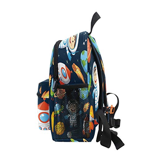 Cohete Estrella Astronauta Mochila para Preescolar Toddler Kids Estudiante Mochilas para Infantiles 2-7 Años Niñas Niños