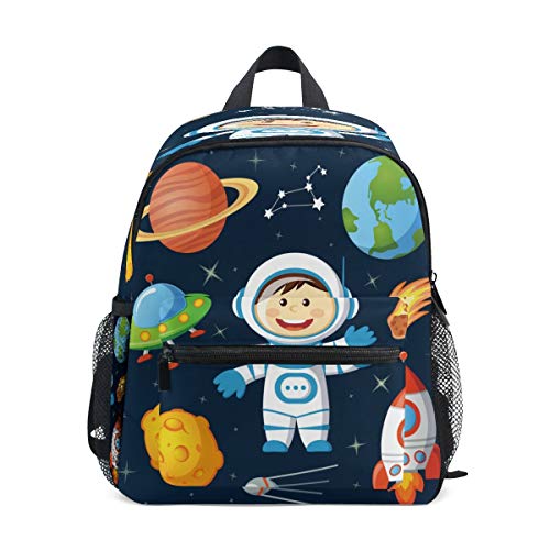 Cohete Estrella Astronauta Mochila para Preescolar Toddler Kids Estudiante Mochilas para Infantiles 2-7 Años Niñas Niños