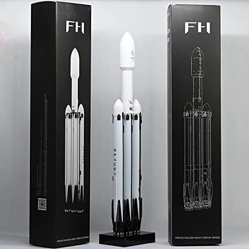 Cohete Heavy Falcon Modelo 1: 233, Modelo Aeroespacial De Nave, Espacial De Cohete Pesado, Un Excelente Regalo para Entusiastas Aeroespaciales Y Geeks del Espacio