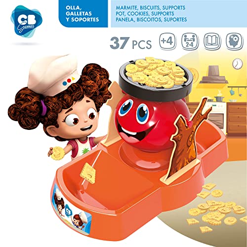 COLORBABY 46644, Juego de mesa Olla Loca, CB Games, Juegos infantiles de puntería y estrategia, 2-4 jugadores, Recomendado a partir de 4 años, Juguetes y regalos para niños