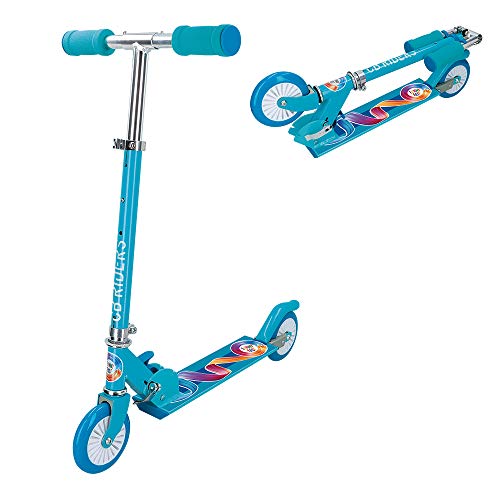 COLORBABY CB Riders, Patinete 2 ruedas azul plegable (54068)