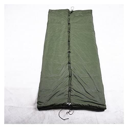 columpio Hamaca caliente, colcha de hamaca ultra luz de 0-15 grados, cubierta de algodón caliente, manta de sacos de dormir, mochila for camping del ejército de camuflaje verde asiento de columpio ( C