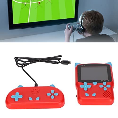 Consola de Juegos portátil de 1020 mAh, Consola de Videojuegos Retro portátil con minijuego Retro, Compatible con conexión de TV y 2 Jugadores