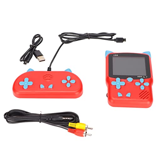 Consola de Juegos portátil de 1020 mAh, Consola de Videojuegos Retro portátil con minijuego Retro, Compatible con conexión de TV y 2 Jugadores