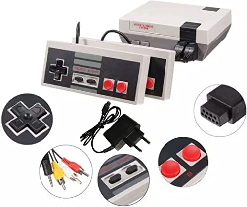 Consola Retro Arcade Clásica 620 Juegos de los años 80 y 90. con Dos mandos. Juegos de 8 bits y Salida AV.