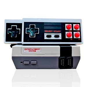 Consola Retro Arcade Clásica 620 Juegos de los años 80 y 90. con Dos mandos. Juegos de 8 bits y Salida AV.