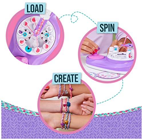 Cool Maker - KUMIKREATOR 3 EN 1 - Kit de Manualidades niñas para Crear Collares y Pulseras de la Amistad - 6064945 - Juguetes Niñas 8 Años +