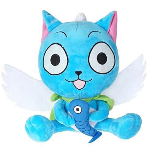 CoolChange Peluche para los Fans de Fairy Tail | Gato de Peluche de Happy | 25cm