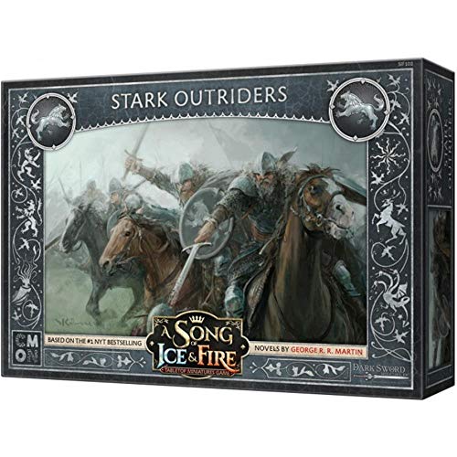 CoolMiniOrNot CMNSIF102 Thrones Una canción de Hielo y Fuego Miniaturas: Stark Outriders Expansión, Multicolor