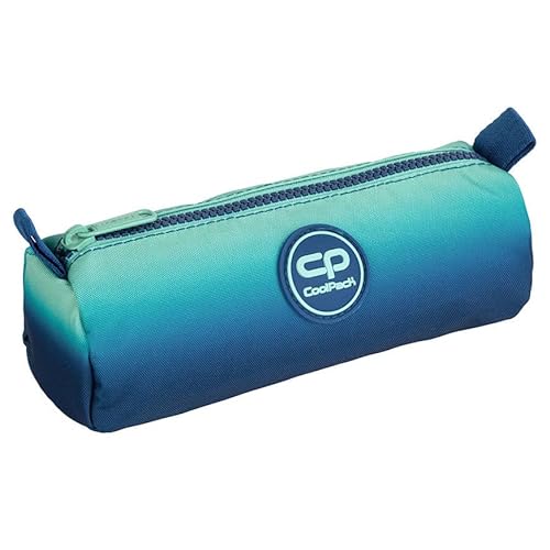 Coolpack F061690, Estuche escolar TUBE GRADIENT BLUE LAGOON, Multicolor