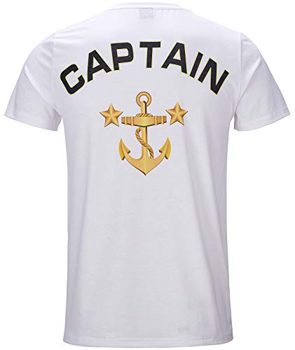 COSAVOROCK Hombre Camisetas de Capitán con Gorra (M, Captain)