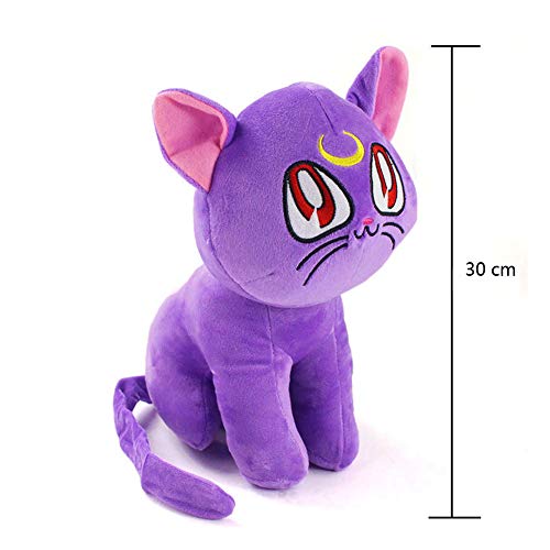 Cosplaypark Luna Diana Artemis Muñeca Gato Peluche Peluche Kawaii Accesorios 30 cm