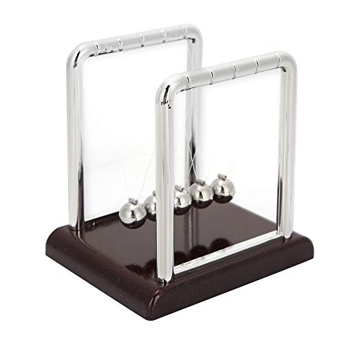 Cradle Balance Pendulum, Interesante Metal Balanced Balls Escritorio Física Ciencia Accesorios Educativos para Aliviar El Estrés, Home Table Office Desk