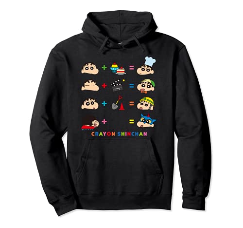 Crayon Shin-chan 〇＋〇＝？ Shin-chan Ver. Sudadera con Capucha